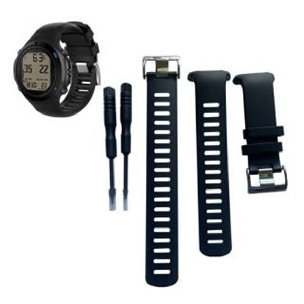 Kellon ranneke Suunto D4/D4i Novolle, 2 eri pituutta Black