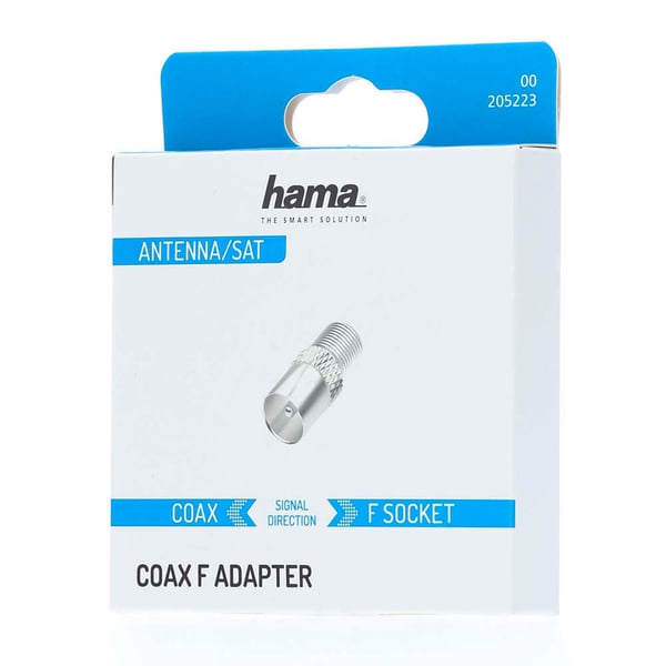 SAT-mottaker Adapter F-uttak Hunn - Coax Hann