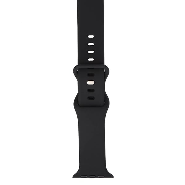 Watcharmbånd Silikone Apple Watch 42/44/45mm Sort