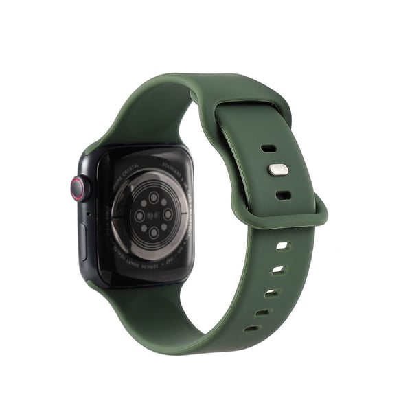 Klokkearmbånd Silikon OLIVENGRØNN Apple Watch 38/40/41mm