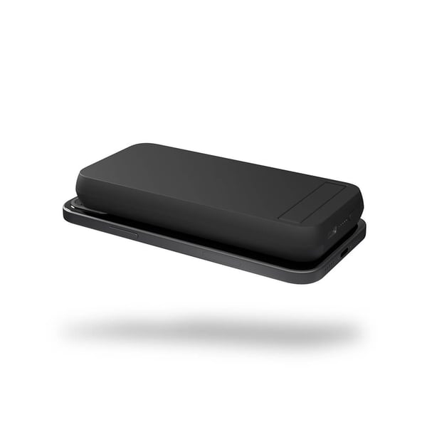 Magnetisk Qi Powerbank One Side QI 10000mAh Svart