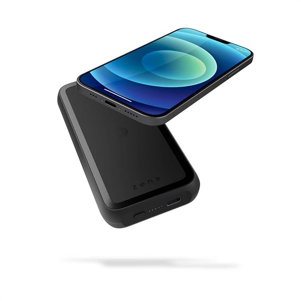 Magnetisk Qi Powerbank One Side QI 10000mAh Svart