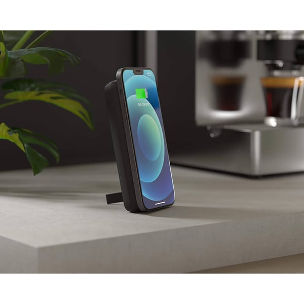 Magnetisk Qi Powerbank One Side QI 10000mAh Svart