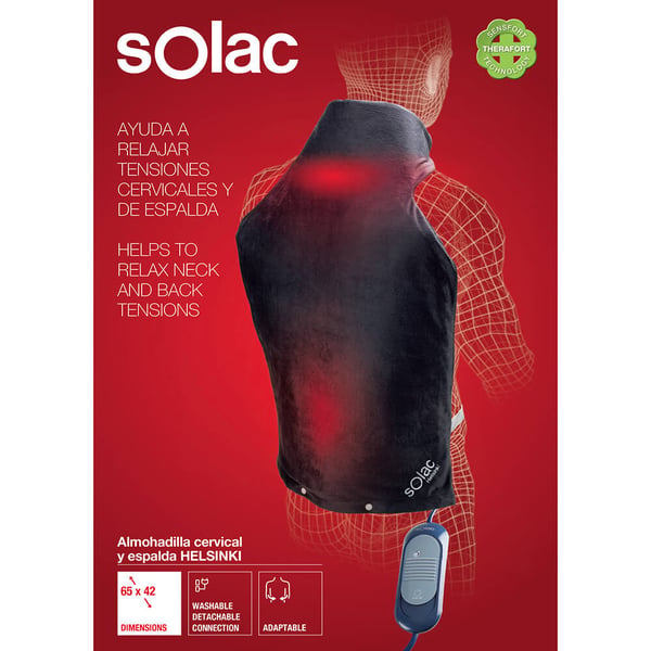 SOLAC Ergonominen Lämpötyyny Helsinki Niska ja Lanne