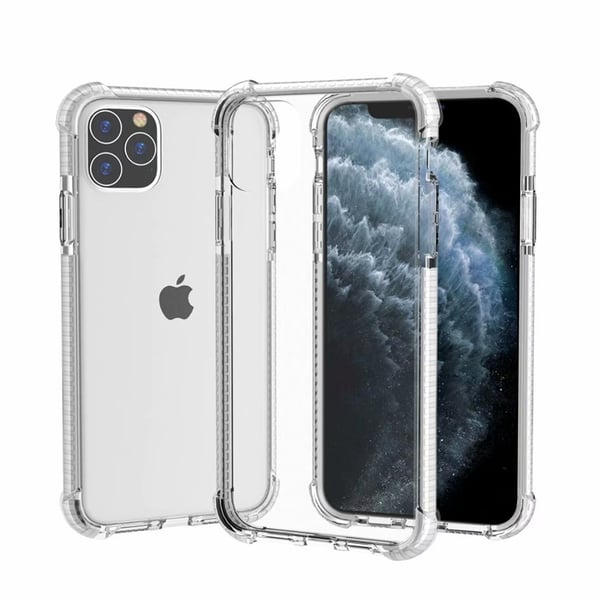 Gjennomsiktig støtsikker mobildeksel til iPhone 14 Pro Transparent iPhone 14 Pro