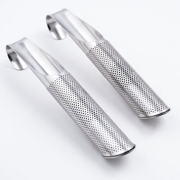 Long Pipe Tea Infuser tesil 2-pack Silver