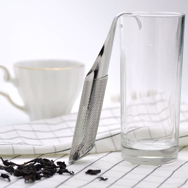 Long Pipe Tea Infuser tesil 2-pack Silver