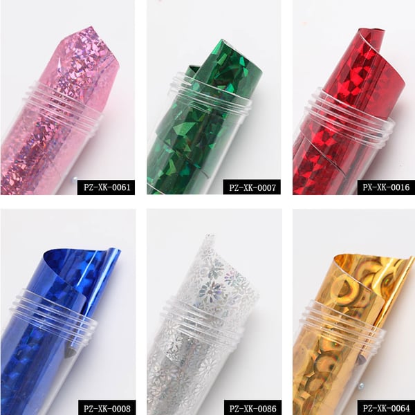 Kynsifolio 10 rullaa MultiColor