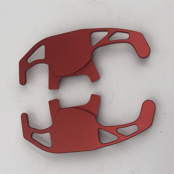 Rattpadler for giring av 1 par Red Volkswagen Golf 7/GTI/GTD/GTE