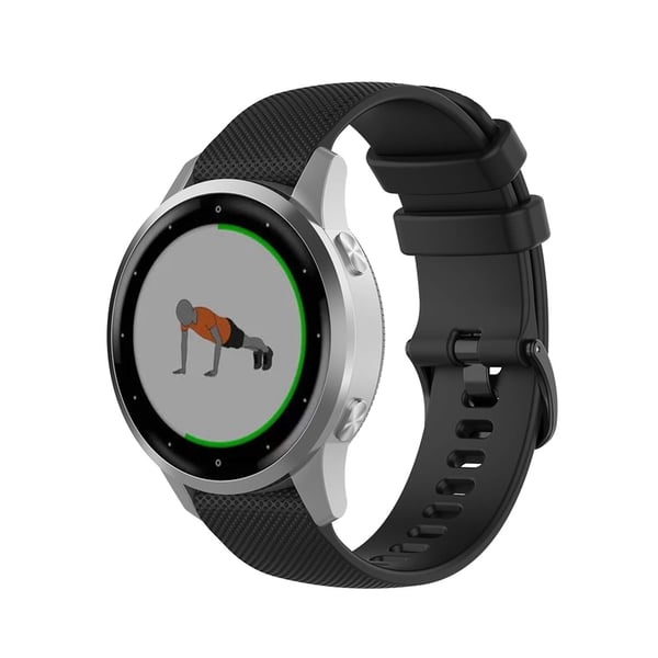 Universell klokkerem - 16 mm i silikon Black