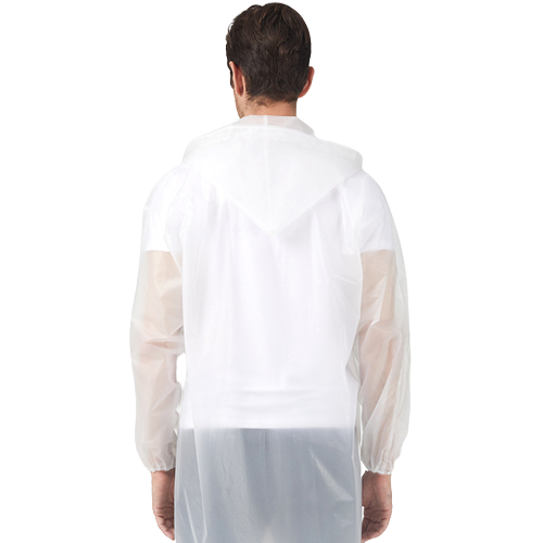 Sadetakki hupulla Transparent L
