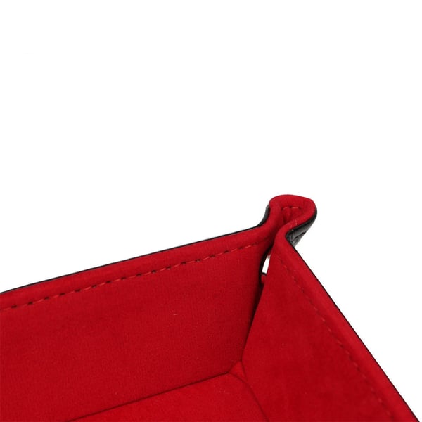 Sammenleggbar rektangel terningbrett Filt terningbrett Red