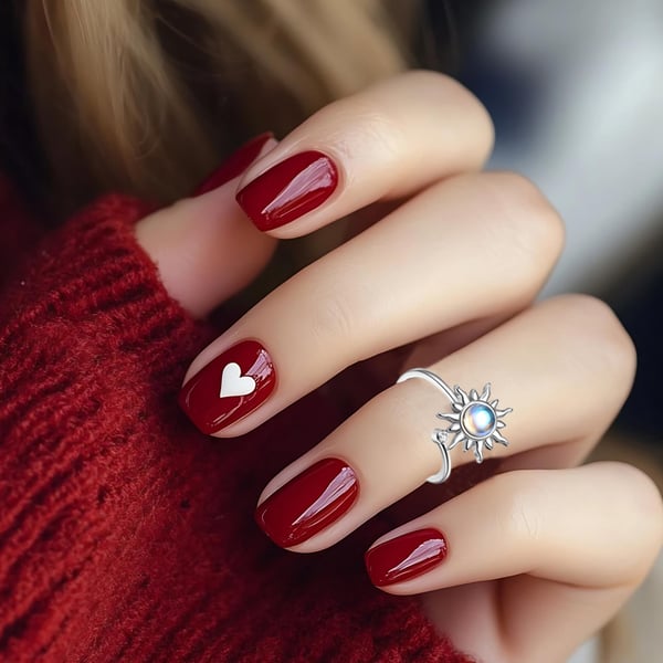 Justerbar anti-stress ring med drejelig blomst Silver