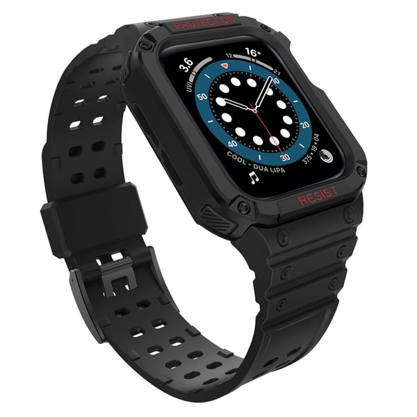 Kellon ranneke PC/TPU Musta Apple Watch 1-7 Gen 42/44/45 mm MultiColor Apple Watch 1-7 Gen 42/44/45 mm