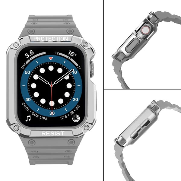 Klokkereim PC/TPU Sort  Apple Watch 1-7 Gen 42/44/45 mm MultiColor Apple Watch 1-7 Gen 42/44/45 mm