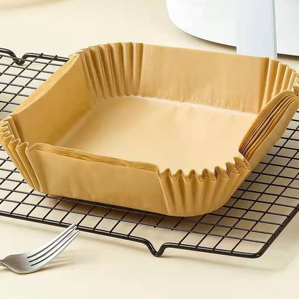Airfryer papirindsatser non-stick 16 cm 50 stk Nature