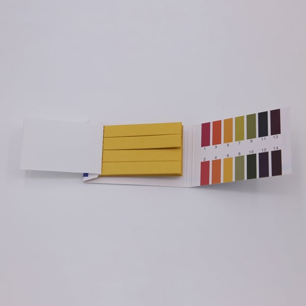 Lakmuspapir til pH-test (1-14) 80 teststrimler MultiColor 1-pack