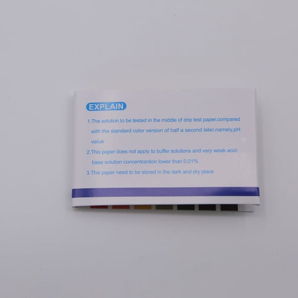Lakmuspapir til pH-test (1-14) 80 teststrimler MultiColor 1-pack