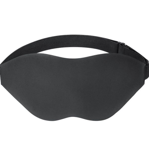 Ultra blød sovemaske Black