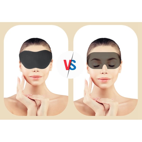 Ultra blød sovemaske Black