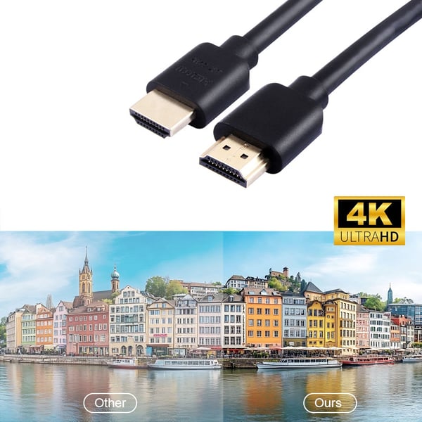 HDMI-kabel 4K 60Hz HDMI 2.0 Black 1 m