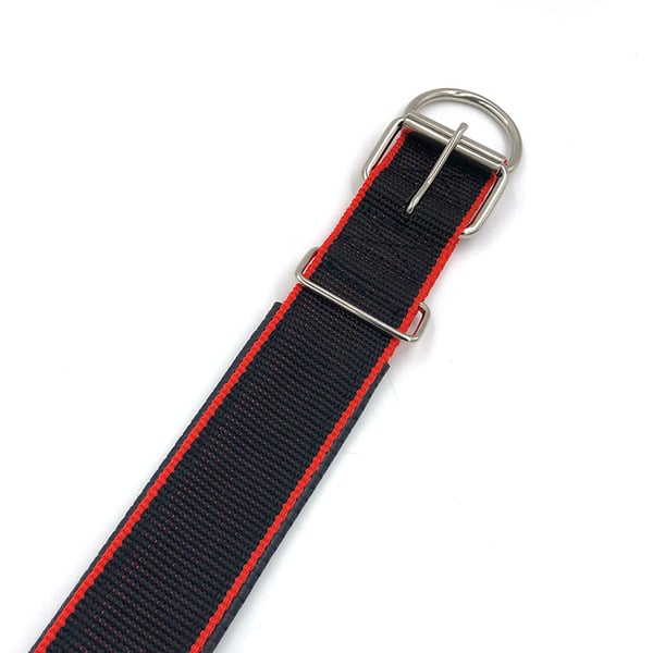Myk justerbar hundehalsbånd med metallspenne MultiColor