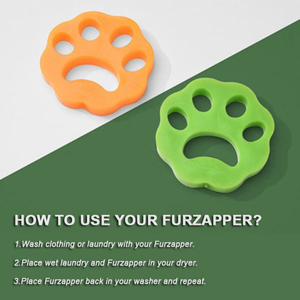 Genanvendelig pelsfjerner 8 stk MultiColor