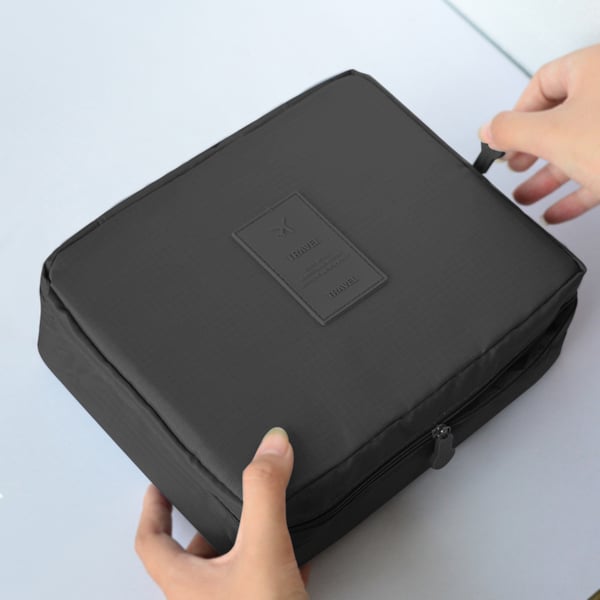 Liten sminkväska Black