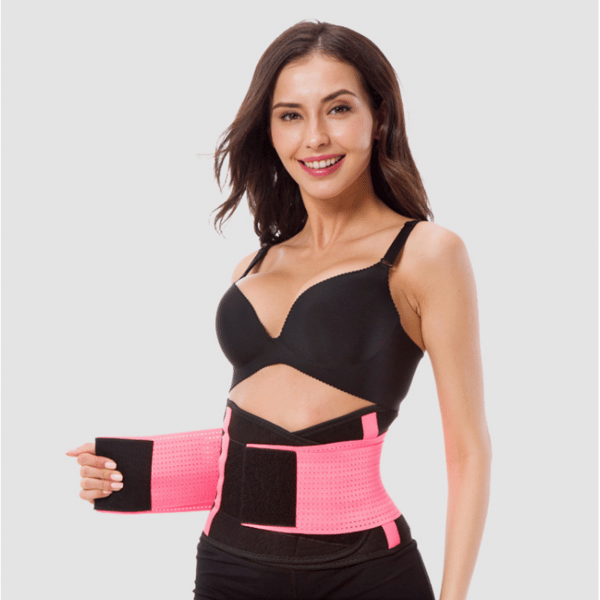 Støttebælte til lænden / Waist trainer Pink S