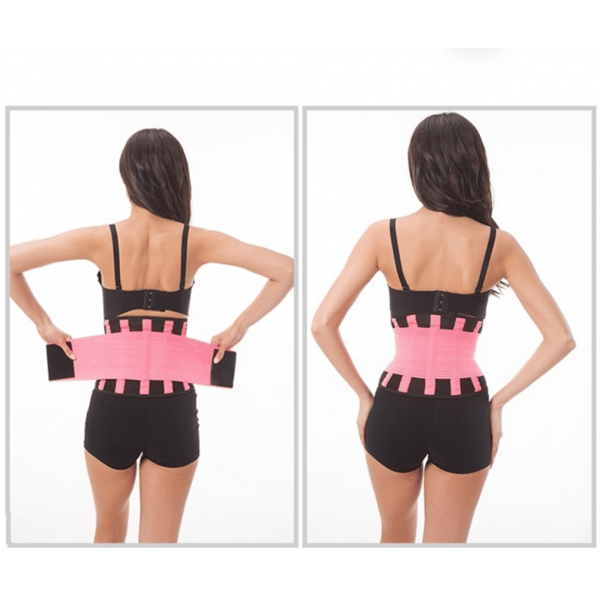 Støttebælte til lænden / Waist trainer Pink S
