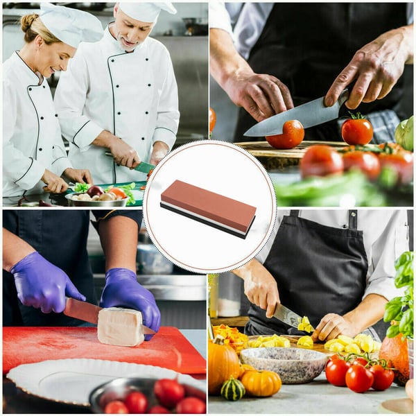 Brynsten veitsen teroitin pidikkeellä ja teroitustuella Red Grit 1000/6000