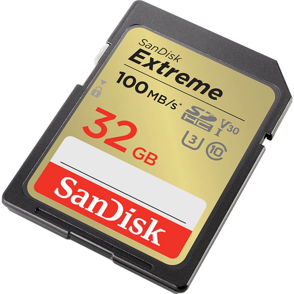 SDHC Extreme 32GB 100MB/s UHS-I C10 V30 U3