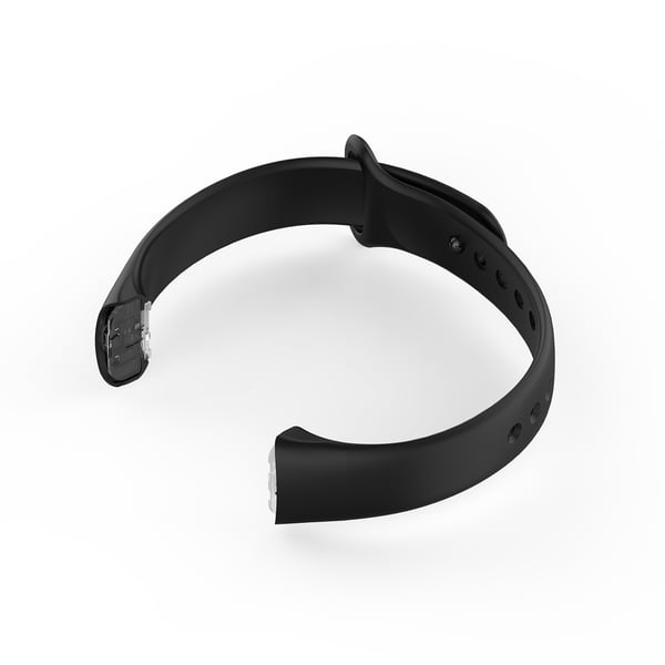 Klokkereim silikon Black Samsung Galaxy Fit SM-R370