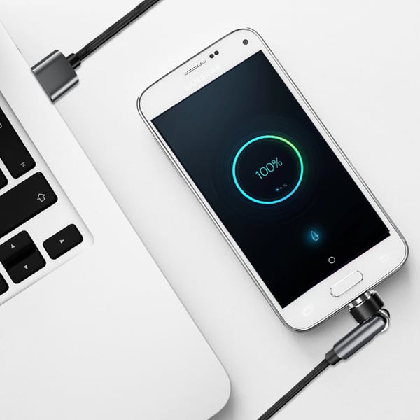 Magnetisk ladekabel med USB-C stik Black 1 m