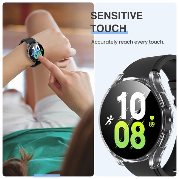 Beskyttelsesveske TPU Black Samsung Galaxy Watch 5 45 mm