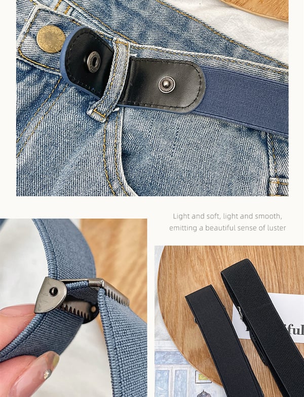 Soljeton elastinen vyö, Unisex Black M