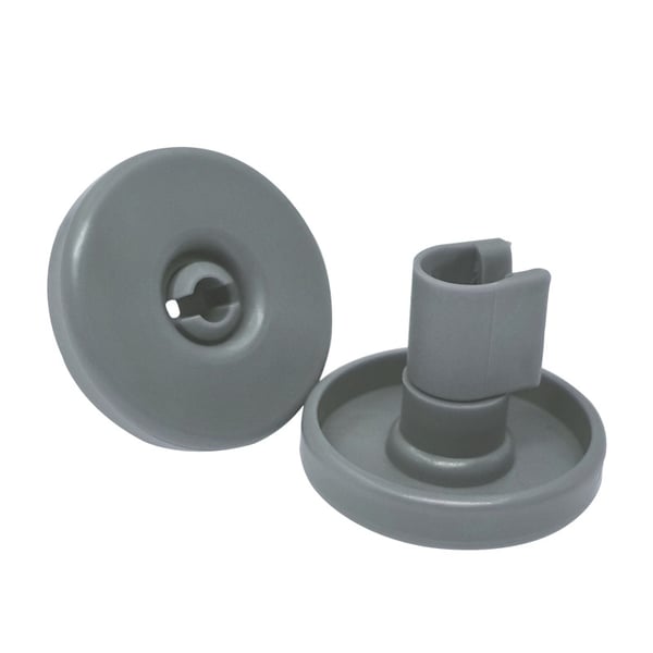 Kurvhjul for oppvaskmaskin 8-pakning DarkGrey AEG, Privileg, Zanussi 40 mm