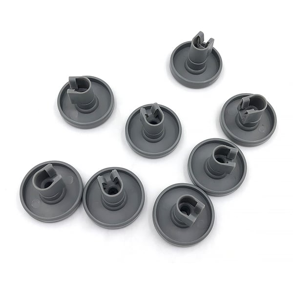 Kurvhjul for oppvaskmaskin 8-pakning DarkGrey AEG, Privileg, Zanussi 40 mm