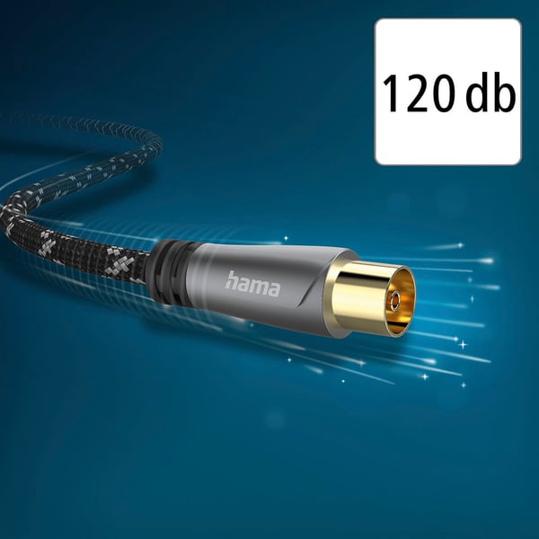 Cable Antenna 120dB Black/Grey 10.0m