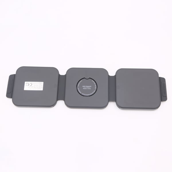 3 i 1 trådløs oplader Magnetisk foldbar ladestation Black