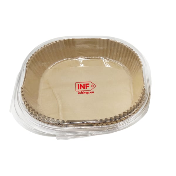 Engangsformer for Air Fryer frityrkoker 20x20 cm 100 stk. Nature