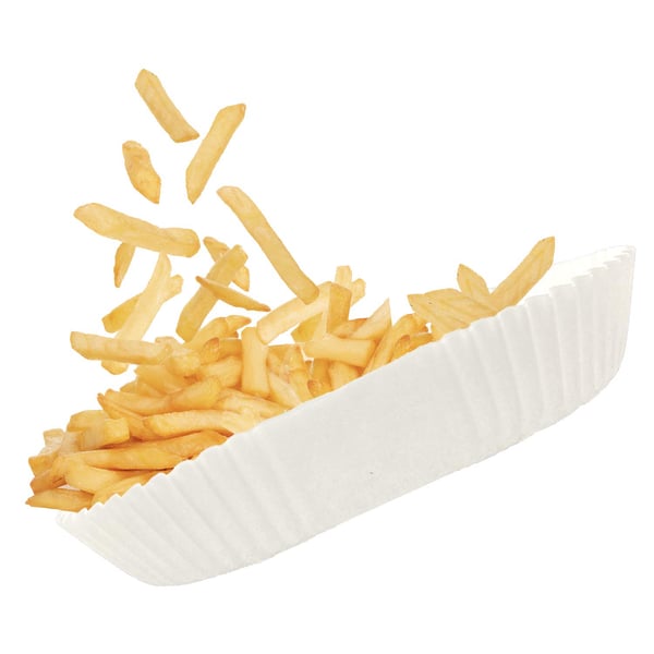 Engangs Air Fryer papirfôr non-stick 50-pak White 20 cm