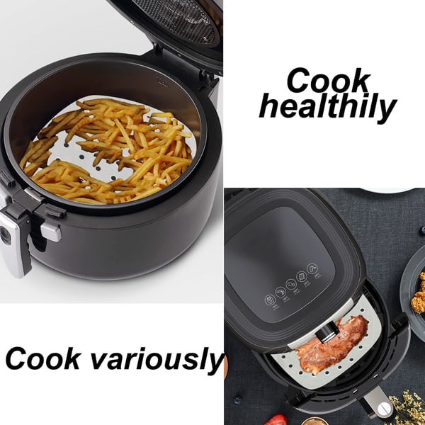 Air Fryer engangs, papirfôr non-stick 200-pak White 20.5 cm