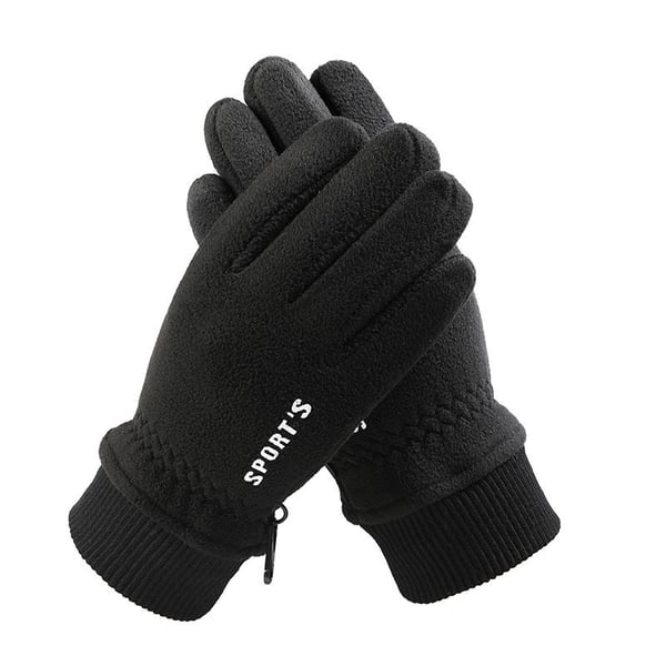 Lämpimät talvihanskat kosketuksella Black M
