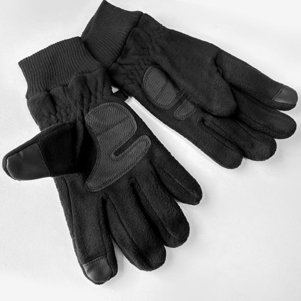 Lämpimät talvihanskat kosketuksella Black M