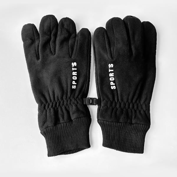 Lämpimät talvihanskat kosketuksella Black M