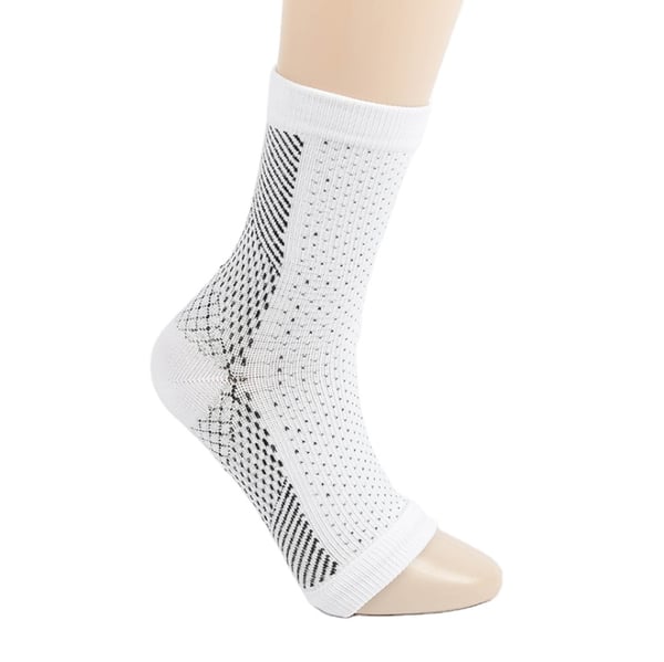 Lyhyet kompressiosukat 1 pari White S/M