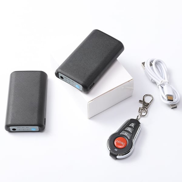 Akkulämmitteiset sukat kaukosäätimellä 4000 mAh Black M