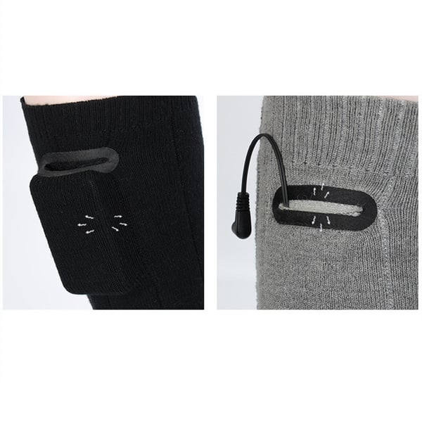 Akkulämmitteiset sukat 2200 mAh Black