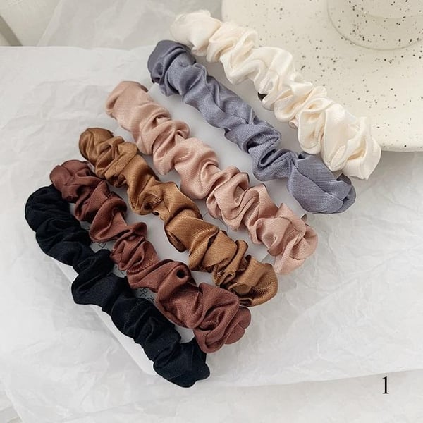 Scrunchies 6-pak MultiColor